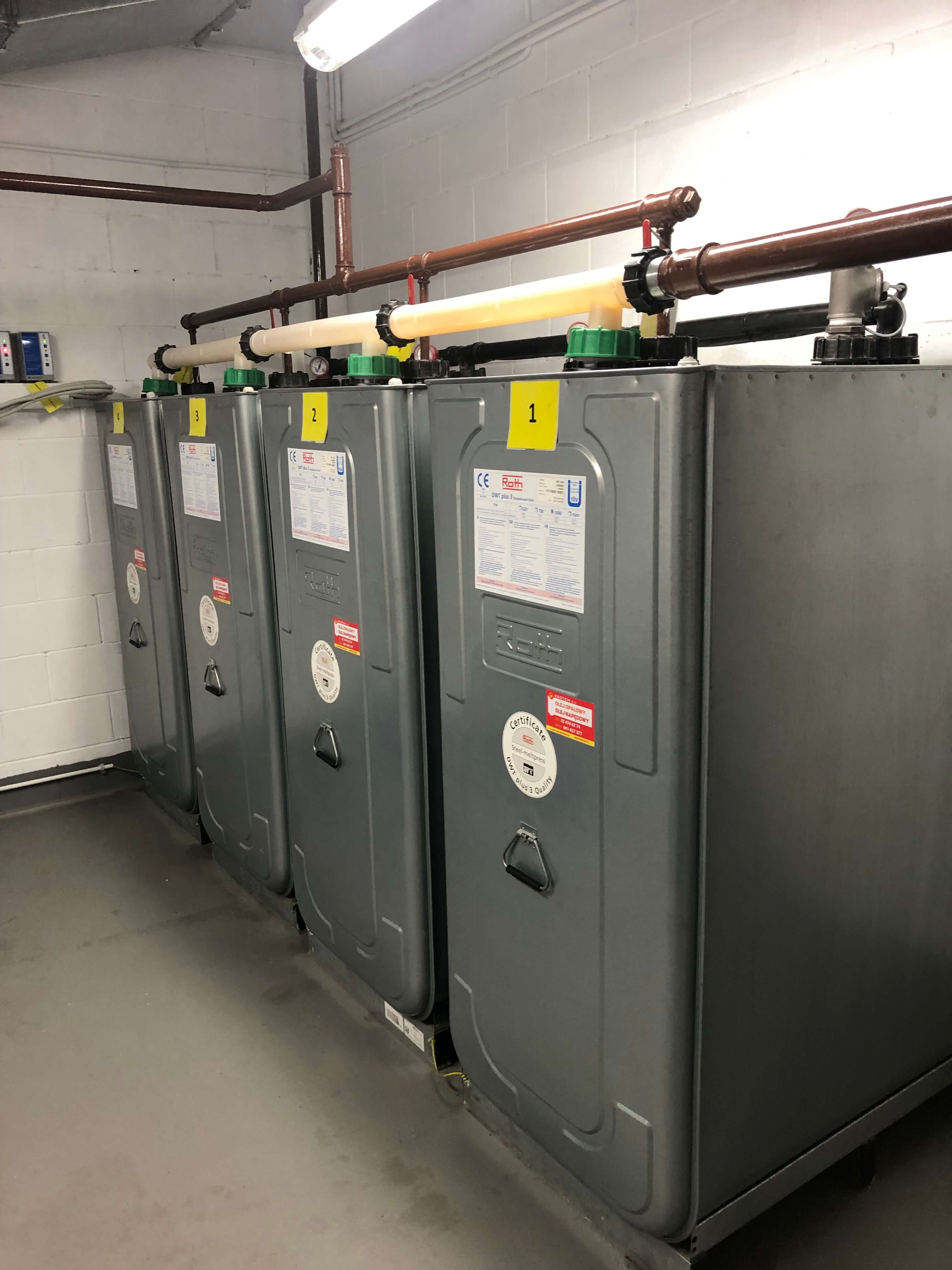 Czysty zbironik jednopłaszczowy